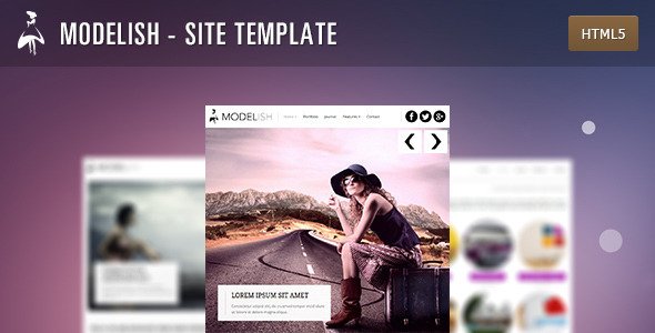 Modelish - HTML5 Site Template Creative