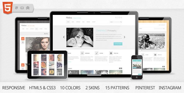 Moderna Responsive HTML5 Template Creative