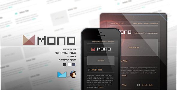 Mono - Responsive E-mail Template