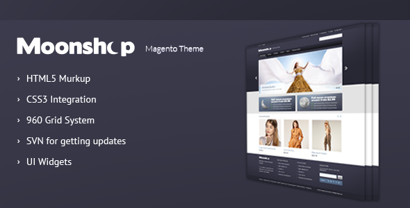 Moonshop - Magento theme