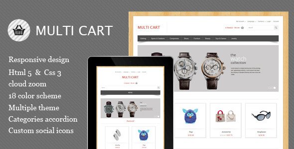 Multicart Responsive Opencart Theme