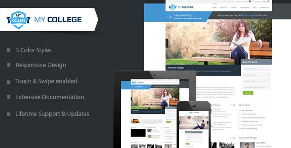 My College - Premium Education WordPress Theme