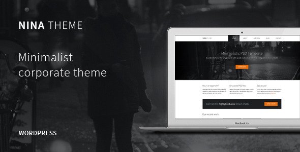 NINA Minimalist Corporate Theme WordPress Corporate