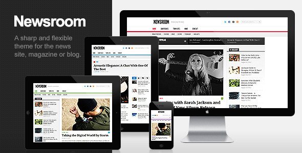 Newsroom - Responsive News & Magazine Theme WordPress