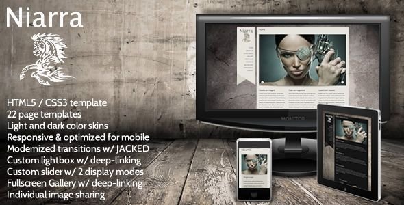 Niarra - Creative Responsive HTML5 Template Creative