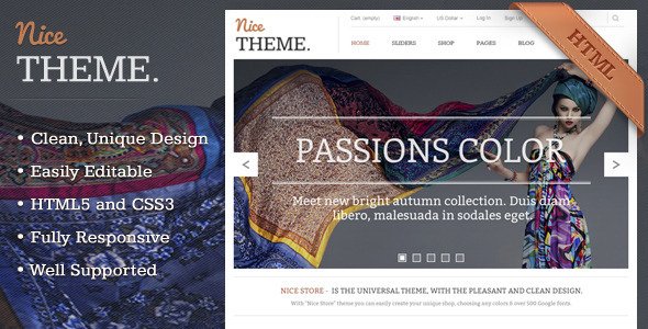 Nicetheme : Unique Multipurpose Html Template Creative