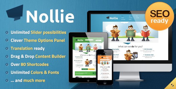 Nollie Premium WordPress Theme Corporate