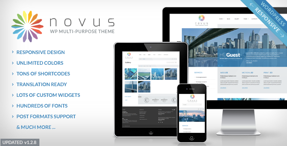 Novus Multipurpose Corporate Wordpress Theme Corporate