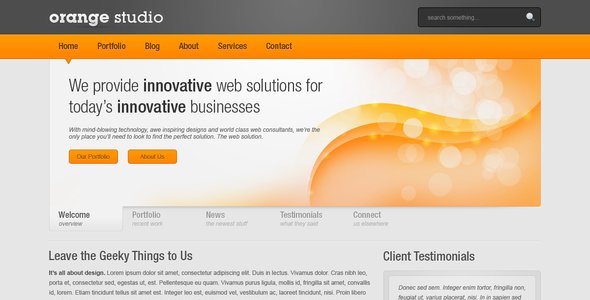 Orange Creative PSDTemplates