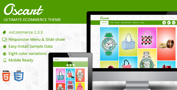 Oscart- Mobile ready OsCommerce theme Fashion