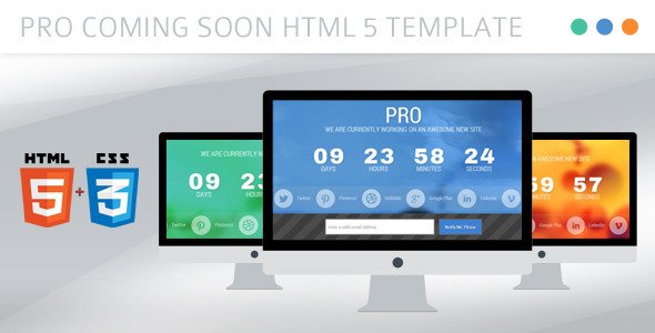 PRO Under Construction HTML Template Specialty Page
