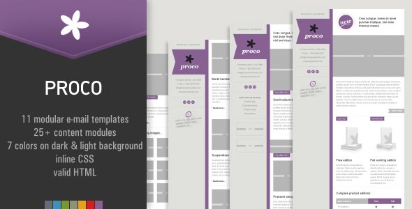 PROCO - 11 E-mail Templates
