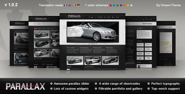 Parallax WP WordPress Creative