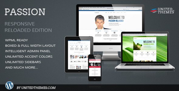 Passion Reloaded Responsive WordPress Theme Corporate