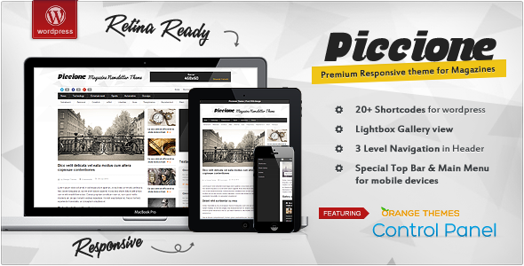 Piccione - Responsive News/Magazine Theme WordPress Blog/Magazine