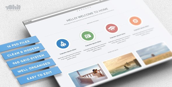 Piksel - Multipurpose PSD Template Creative