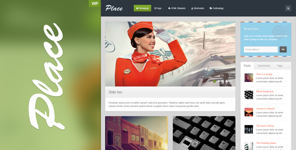 Place - Responsive Blogging WordPress Theme Blog/Magazine