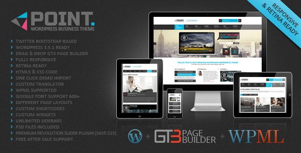Point Business Responsive WP Theme WordPress Corporate