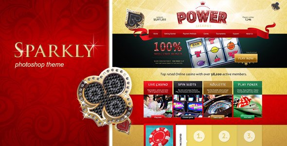 Power Jackpot - sparkly, glossy and shiny PSD Entertainment