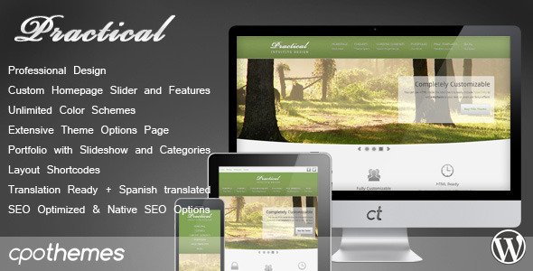 Practical - Corporate & Portfolio Theme WordPress Blog/Magazine