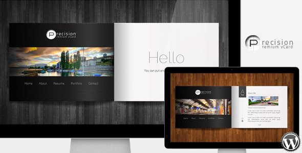Precision - Premium vCard WordPress Theme Blog/Magazine