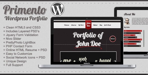 Primento Wordpress Portfolio Creative