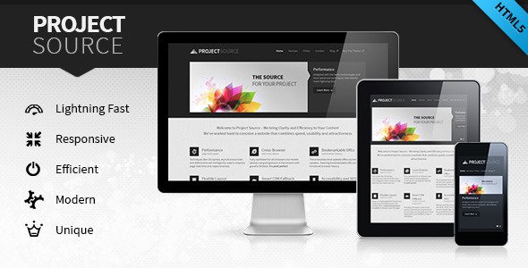 Project Source: Corporate HTML5 Responsive Website Template