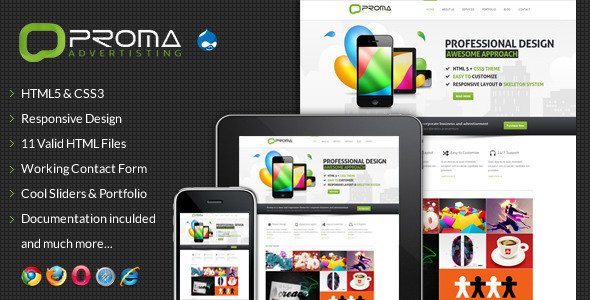 Proma - Responsive Drupal Theme