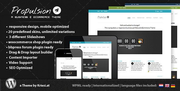 Propulsion - responsive business & eCommerce WordPress
