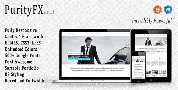 PurityFX - Corporate Joomla Template Corporate