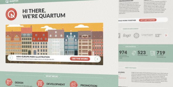 Quartum Site Template Creative