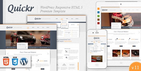 Quickr – WordPress Responsive HTML 5 Premium Template Corporate