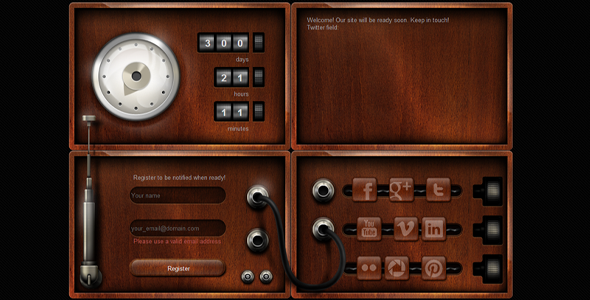 Radio Countdown Template Specialty Page