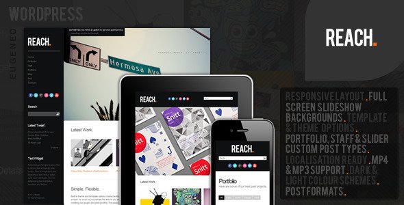 Reach - Business Portfolio WordPress Theme Creative