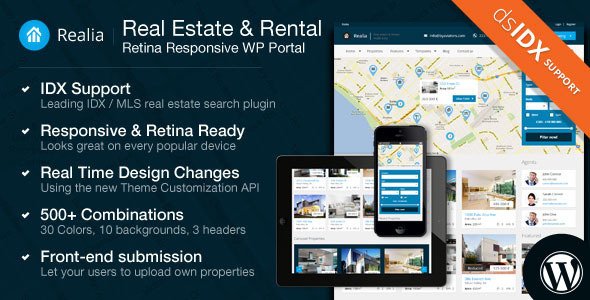 Realia - Responsive Real Estate WordPress Theme