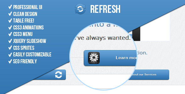 Refresh! Premium Landing Page LandingPages Landing Page