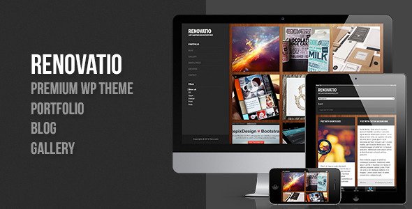 Renovatio - Responsive Fullscreen WordPress Theme Creative