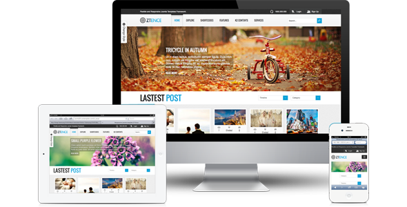 Responsive Photo Gallery Theme ZT Ence