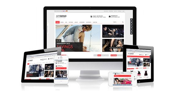 Responsive magento themes MT Dend