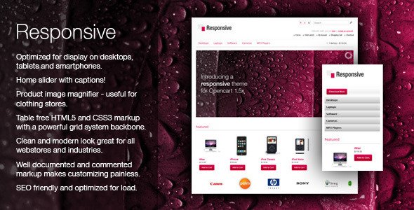 Responsive OpenCart Technology