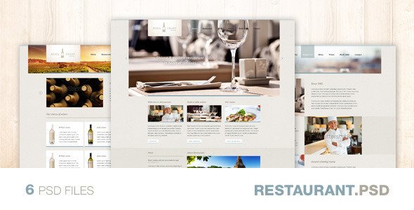 Restaurant - PSD Template Retail