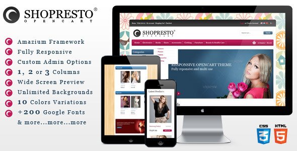 Resto Responsive Html 5 Opencart Theme