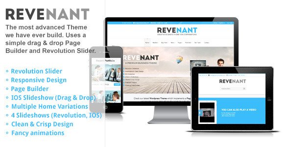 Revenant - Responsive Business Wordpress Theme Corporate