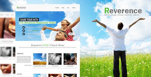 Reverence - Church Responsive HTML 5 Theme Template Nonprofit