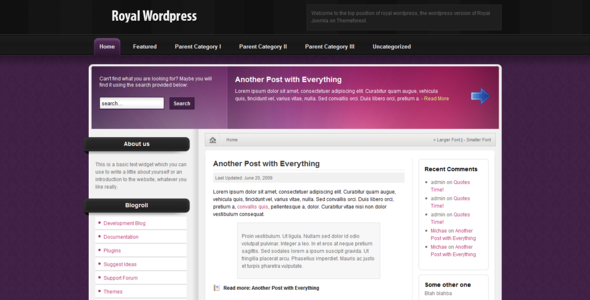 Royal Wordpress