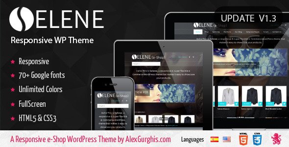 Selene - Fullscreen Premium WordPress Theme Creative