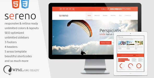 Sereno | Fully Responsive & Retina Ready