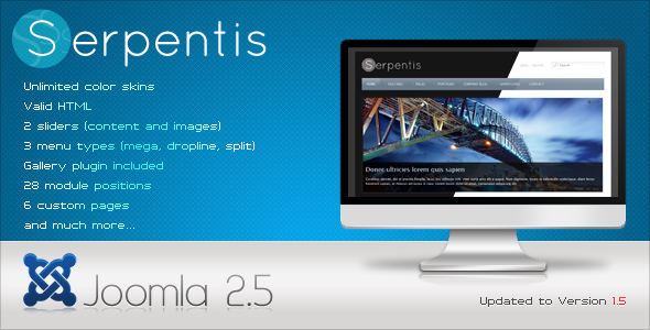 Serpentis - Premium Joomla 1.6 Template