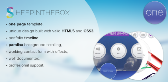 SheepintheBox One Template Creative
