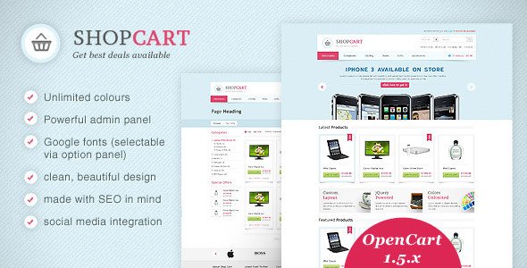ShopCart - OpenCart theme with powerful options Miscellaneous